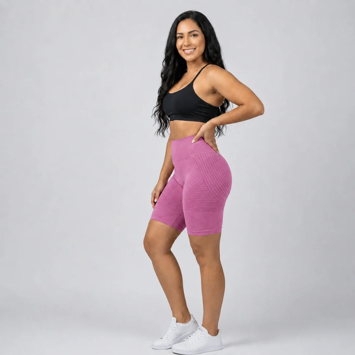 Mallas cortas Curvella 3D – Rosa