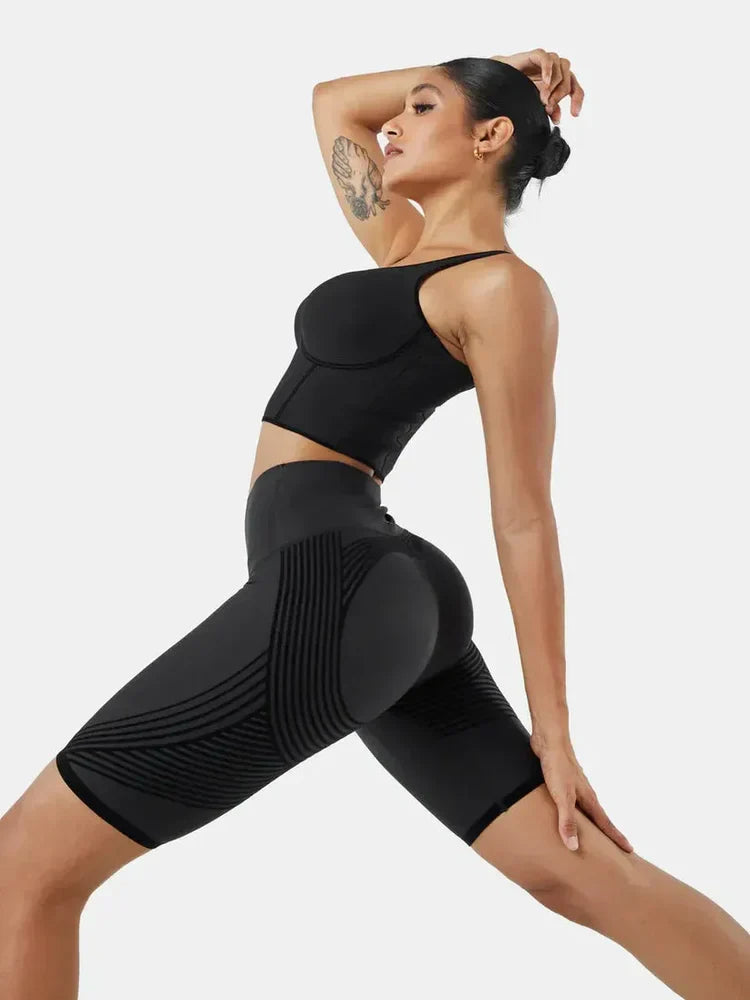 Legging corto 3D Curvella – Redefine tu silueta sin esfuerzo